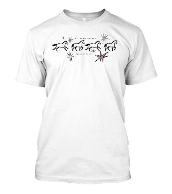 All Them Horses Running Wild Imaginary Road T-Shirt