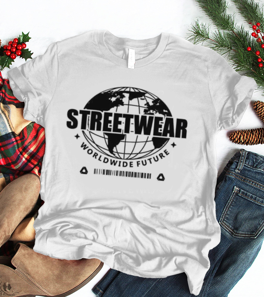 Bloza Store Streetwear Worldwide Future Globe Boxed T-Shirt