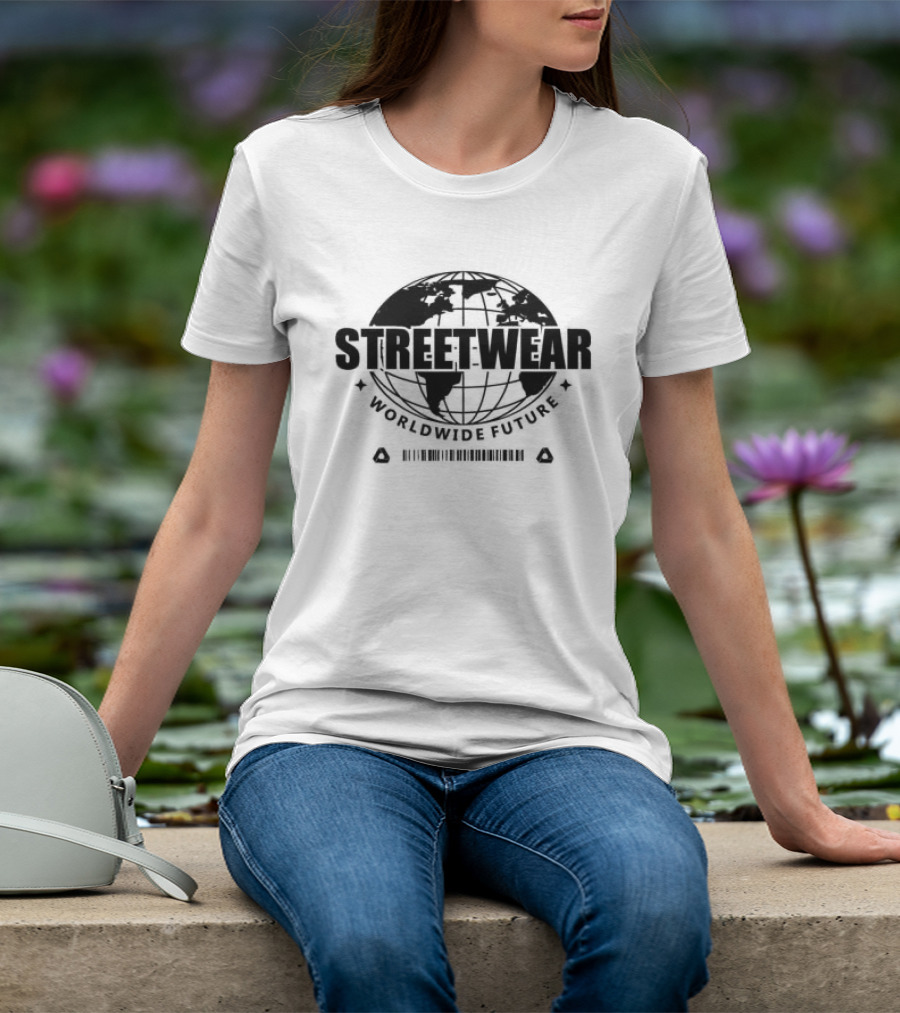 Bloza Store Streetwear Worldwide Future Globe Boxed T-Shirt