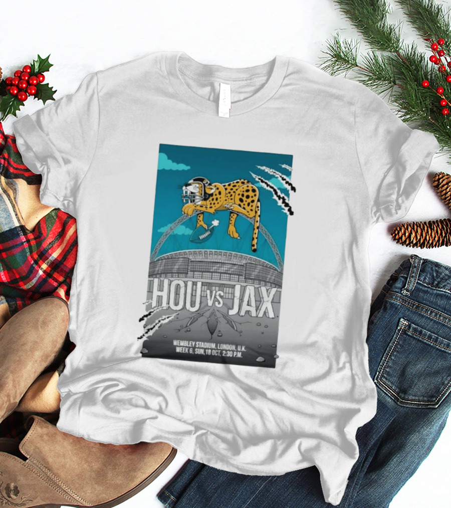 HOU Vs JAX Wembley Stadium London Week 6 Sun 18 Oct 2:30 PM T-Shirt