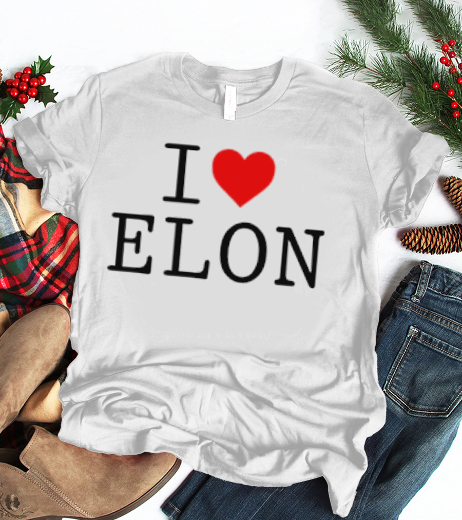 I Love Elon Heart T-Shirt