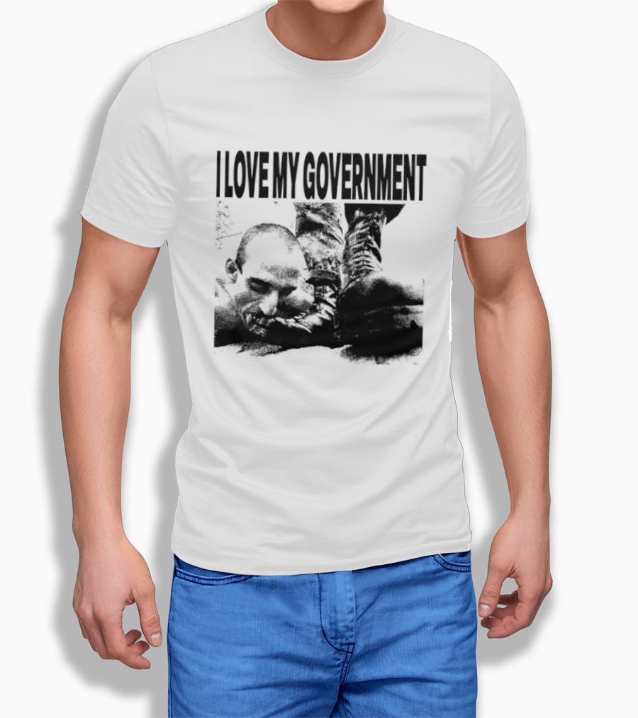 I Love My Government Bootleg Satire Grunge T-Shirt