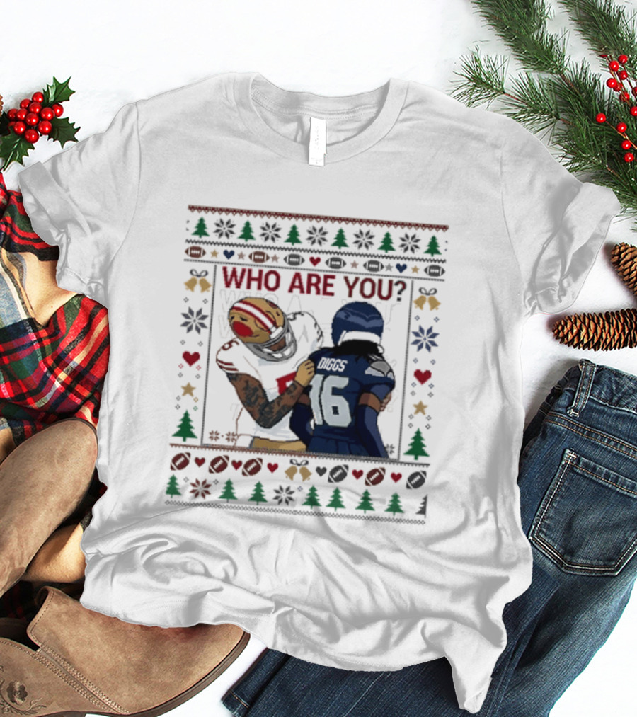 Mike Evans Who Are You Ugly Christmas Sweater Football T-Shirt