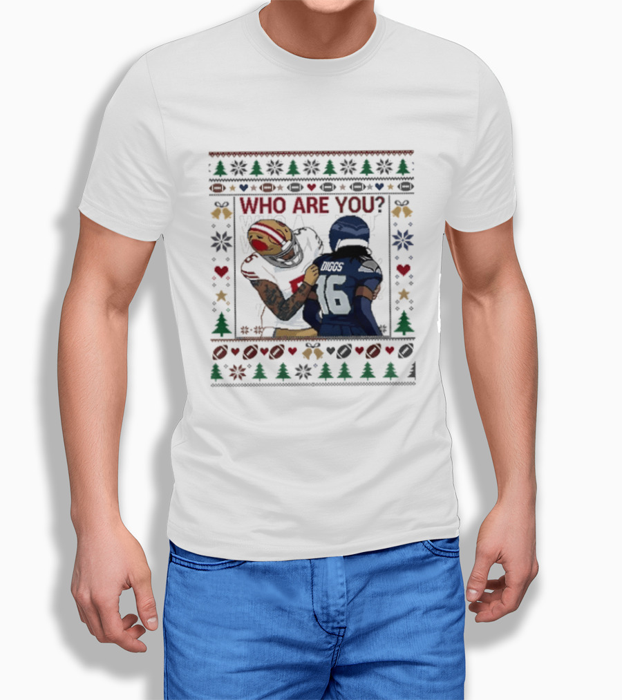 Mike Evans Who Are You Ugly Christmas Sweater Football T-Shirt