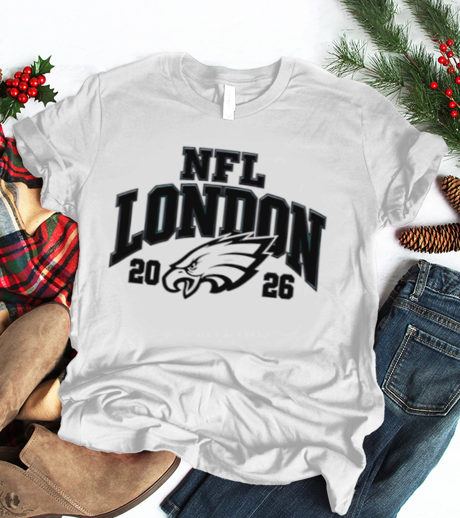Philadelphia Eagles NFL London 2026 Football Event T-Shirt