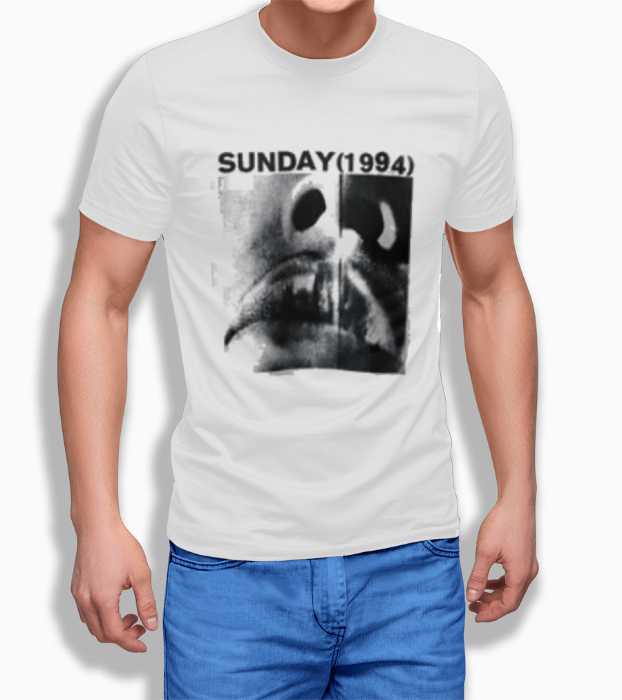 Sunday 1994 The Debut Tour Vintage Nostalgia Black And White Face T-Shirt