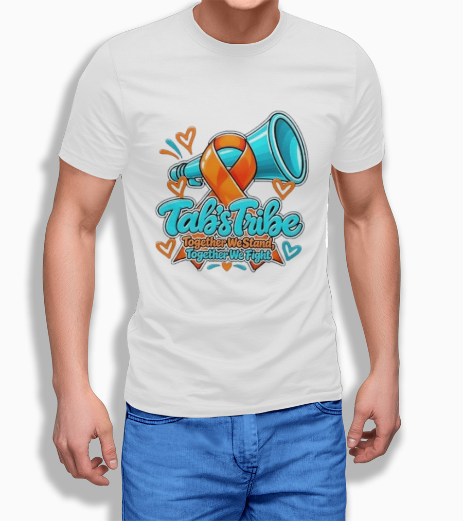 Tab's Tribe Orange Ribbon Together We Stand Fight T-Shirt
