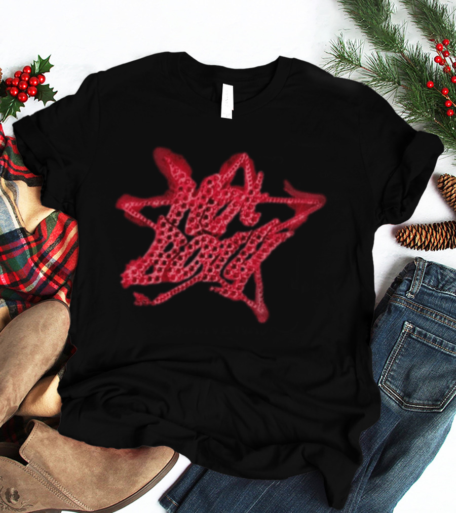 Ayra Starr Red Star Pattern Hot Body T-Shirt