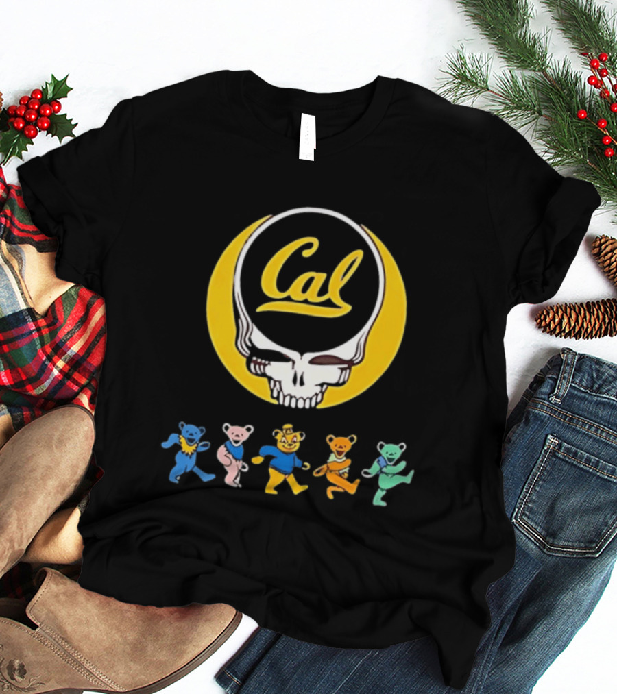 Cal Golden Bears Grateful Dead Steal Your Face Dancing Bears 2026 T-Shirt