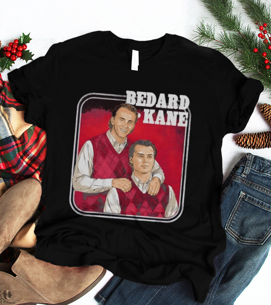 Connor Bedard Patrick Kane Chicago Step Brothers Hockey T-Shirt