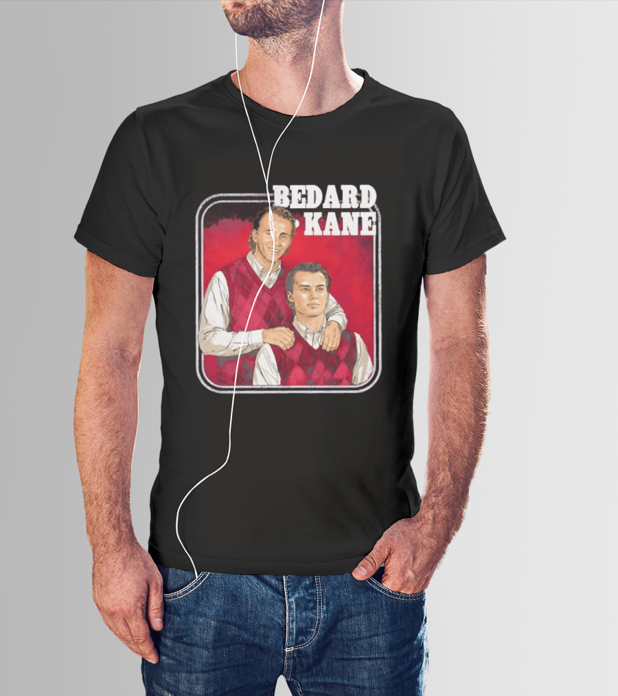 Connor Bedard Patrick Kane Chicago Step Brothers Hockey T-Shirt
