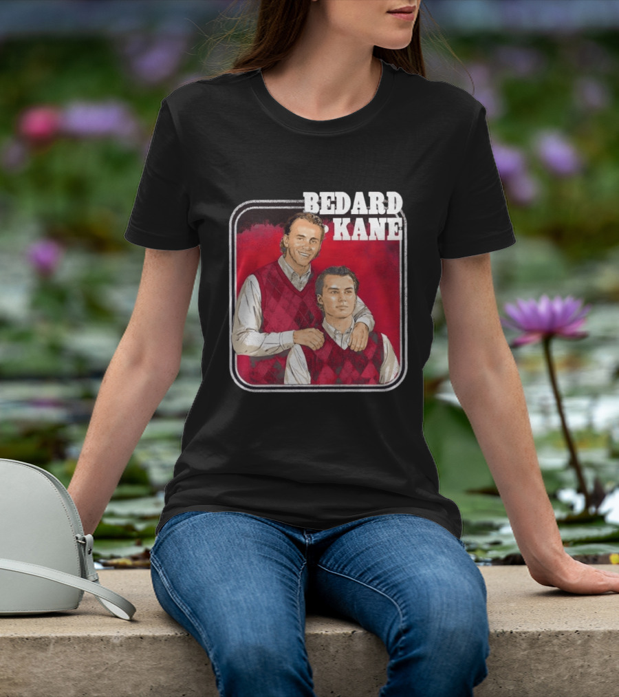 Connor Bedard Patrick Kane Chicago Step Brothers Hockey T-Shirt