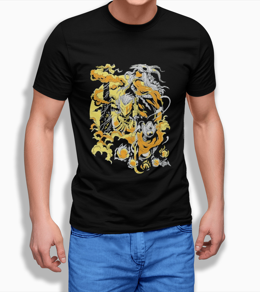 Slay The Spire The Spire Awaits Mysterious Fiery Knight T-Shirt