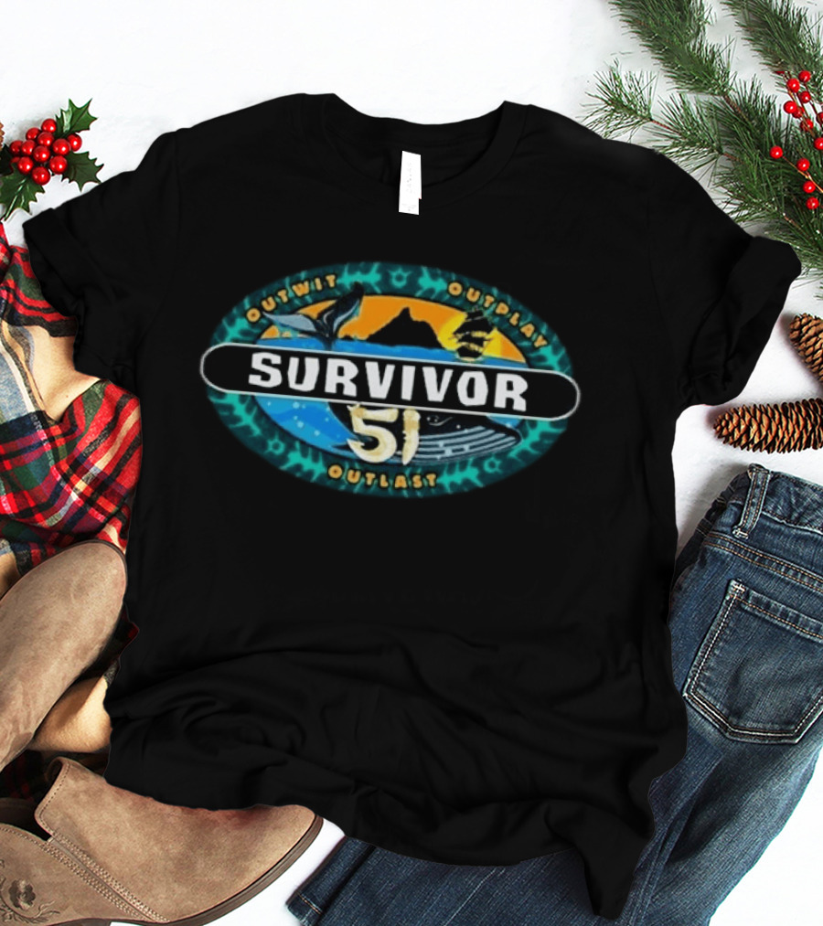Survivor 51 Outwit Outplay Outlast Oval Island T-Shirt