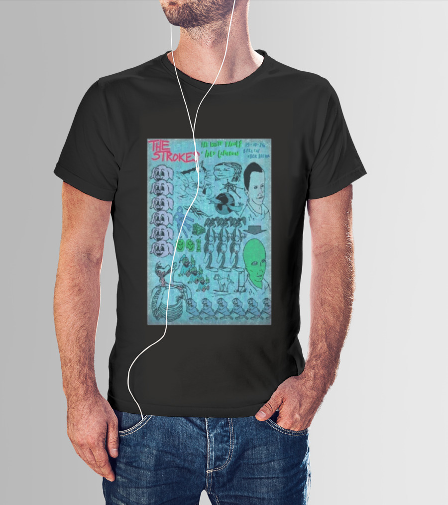 The Strokes Uber Arena Berlin Germany October 15 2026 T-Shirt