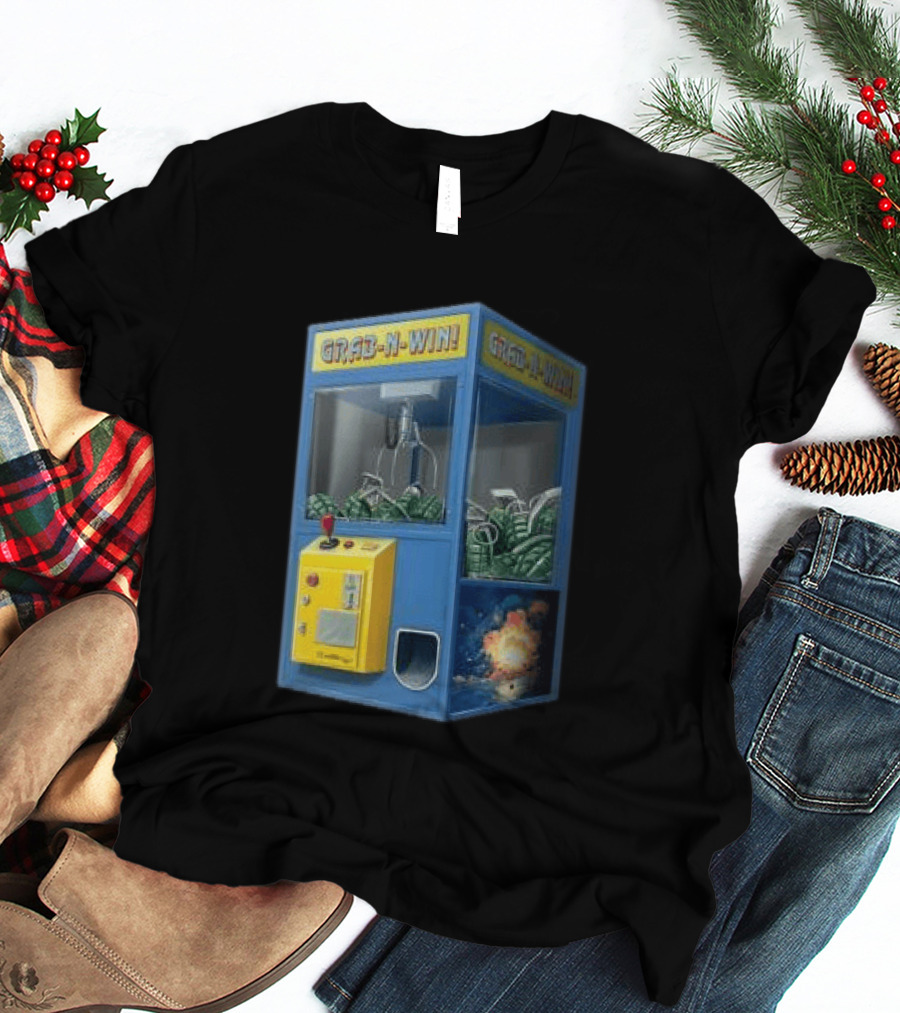 The Wynwood Walls Store Grab N Win Leon Keer Claw Machine Explosion T-Shirt