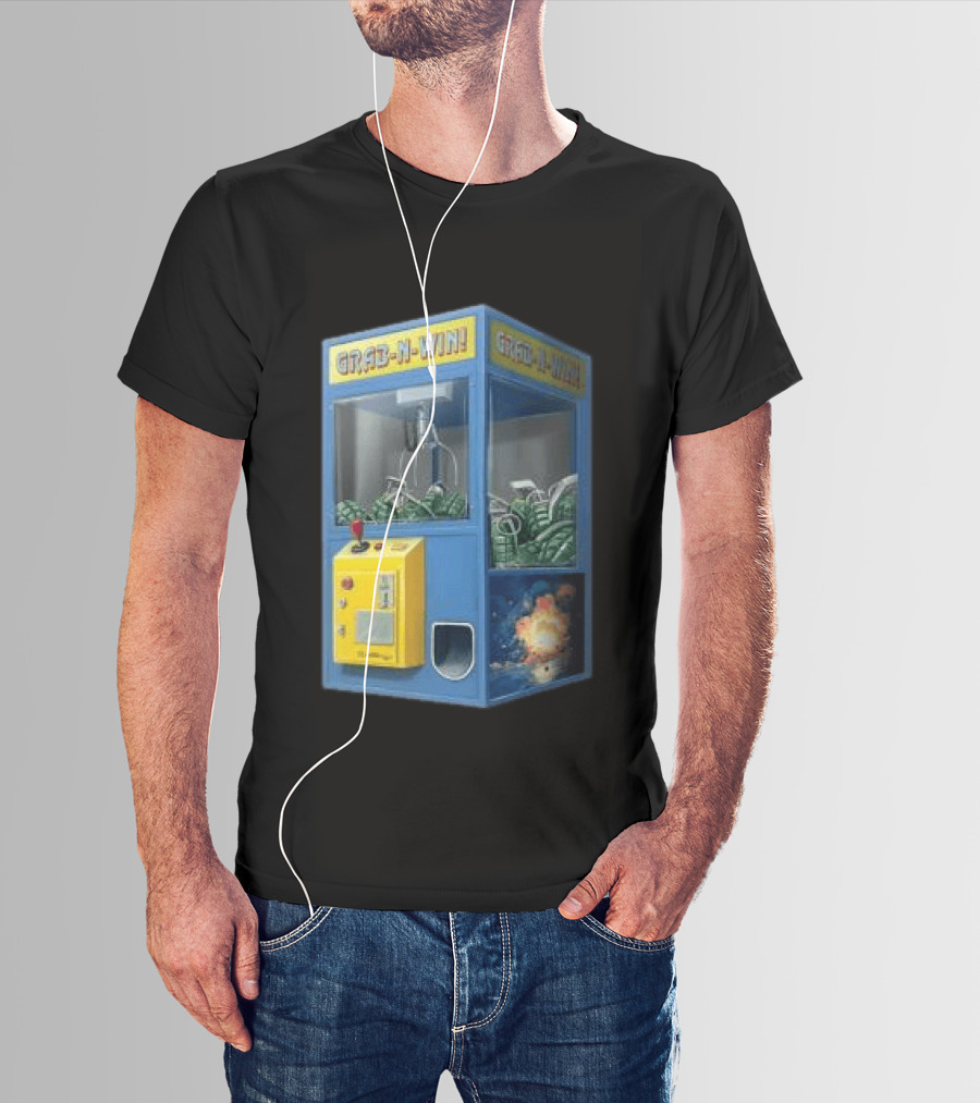 The Wynwood Walls Store Grab N Win Leon Keer Claw Machine Explosion T-Shirt