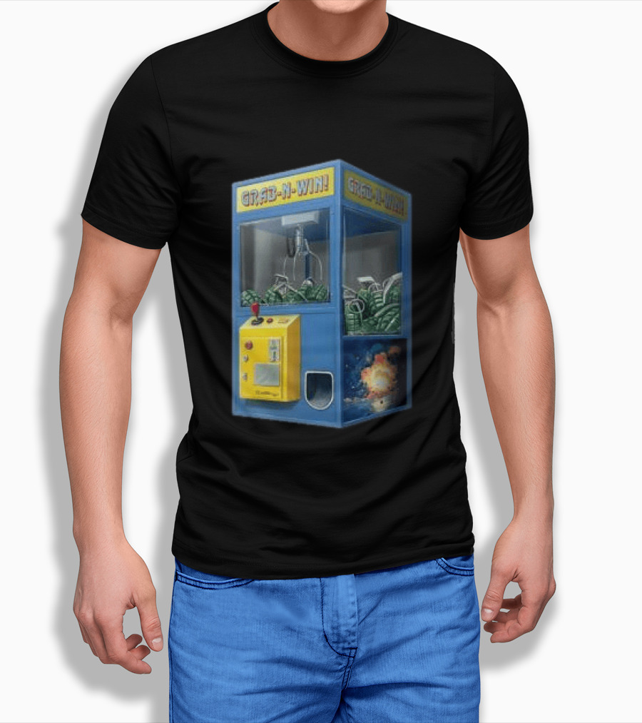 The Wynwood Walls Store Grab N Win Leon Keer Claw Machine Explosion T-Shirt