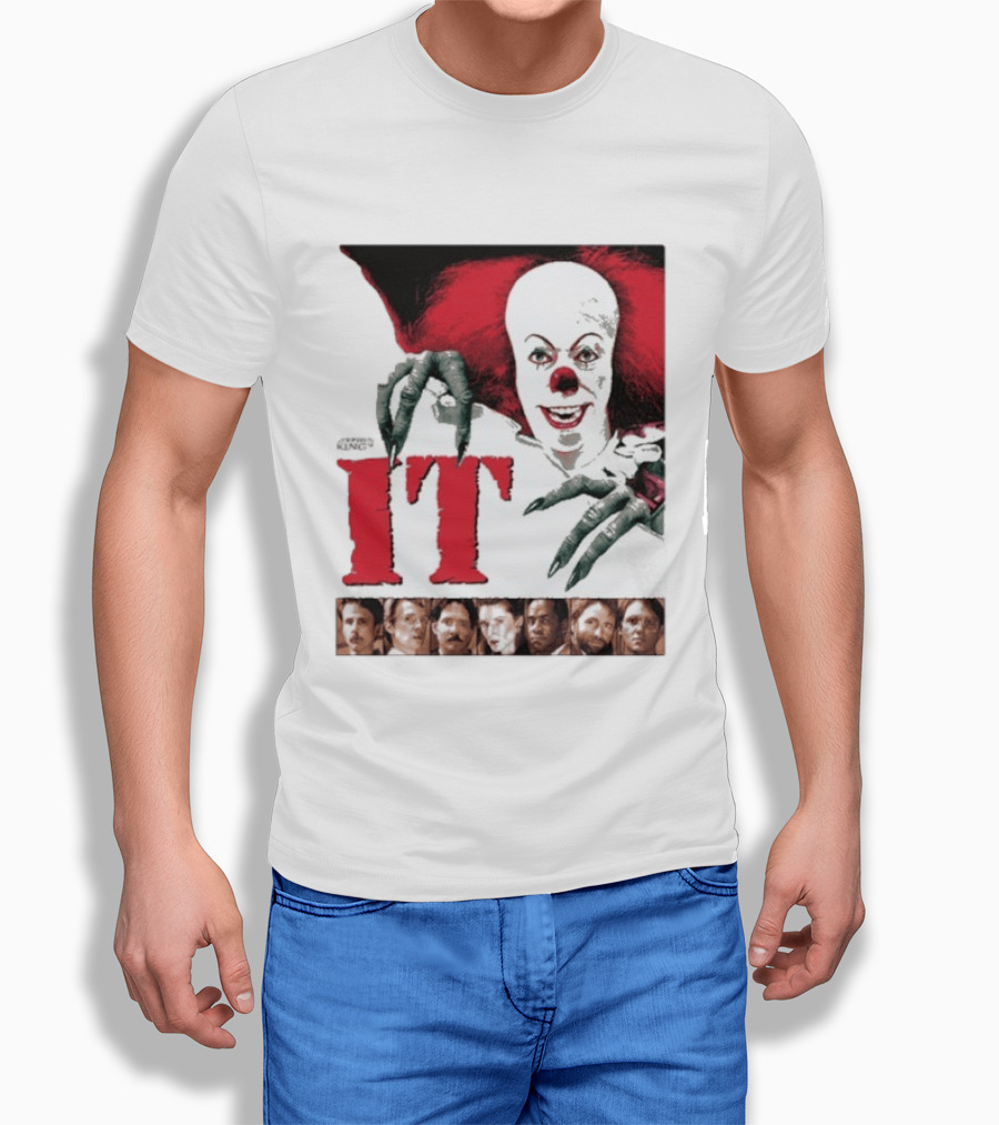 IT Eternal Grin Pennywise Creepy Clown Horror Movie T-Shirt