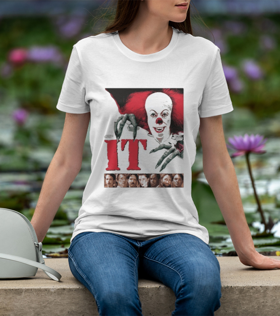 IT Eternal Grin Pennywise Creepy Clown Horror Movie T-Shirt