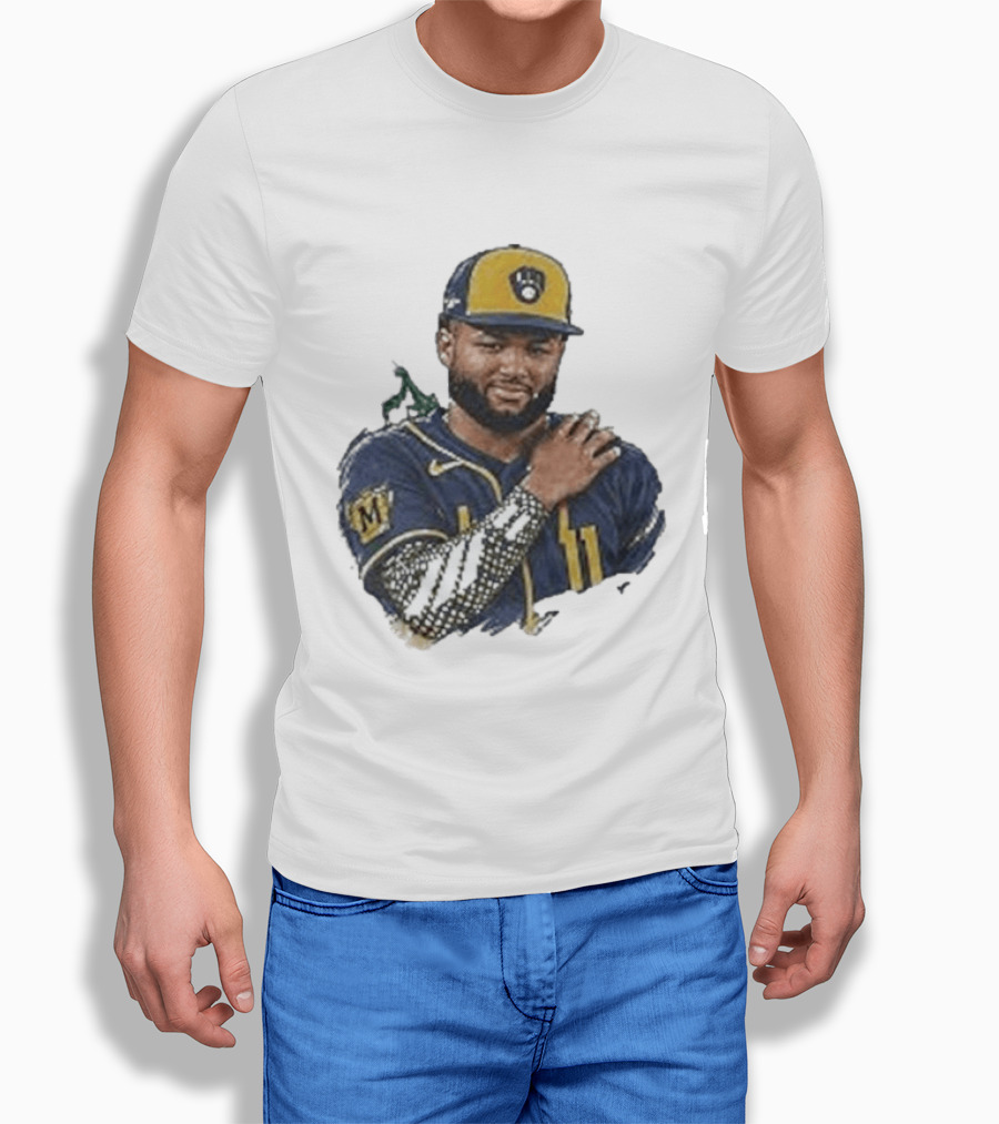 Milwaukee Brewers Jackson Chourio Praying Mantis NLCS 2026 Baseball T-Shirt