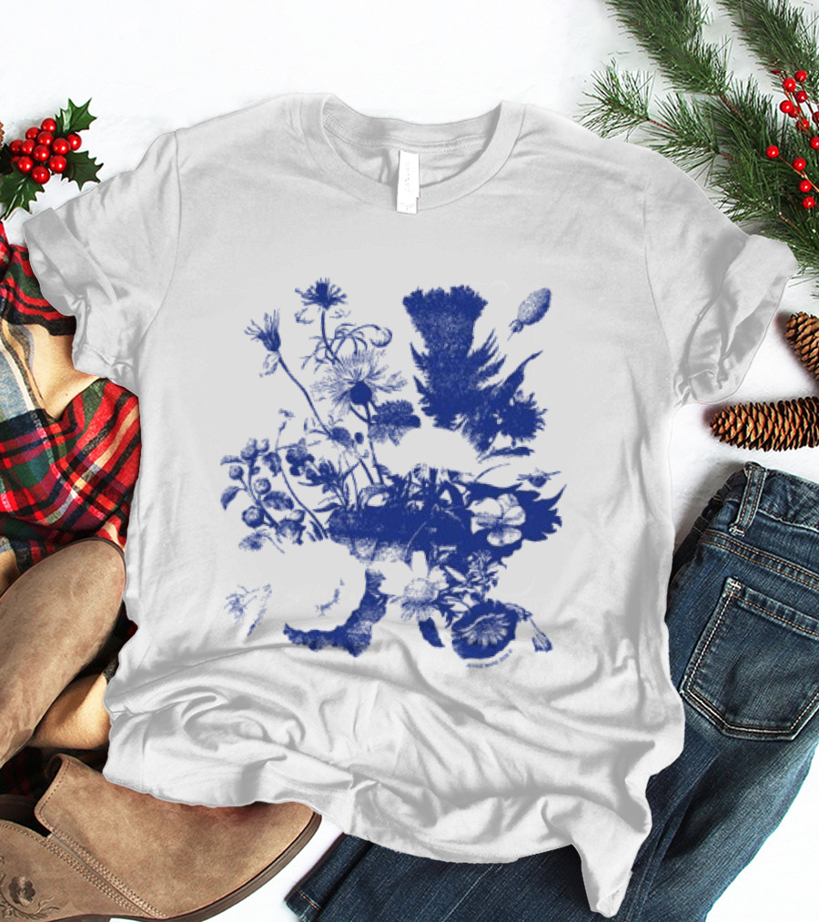 Jessie Ware Superbloom Longsleeve Blue Floral T-Shirt