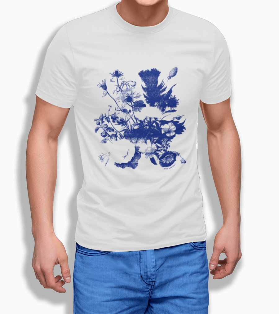 Jessie Ware Superbloom Longsleeve Blue Floral T-Shirt