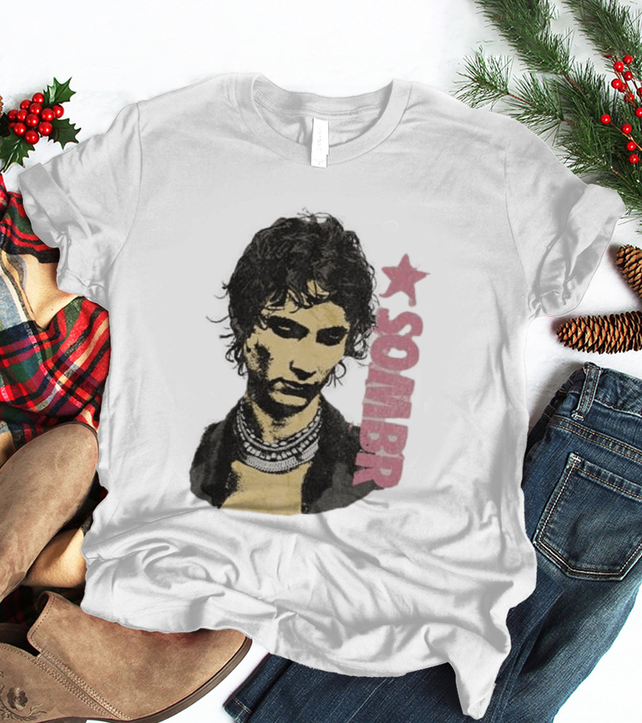 Sombr Store 2026 You Are The Reason Dateback Tour Star T-Shirt