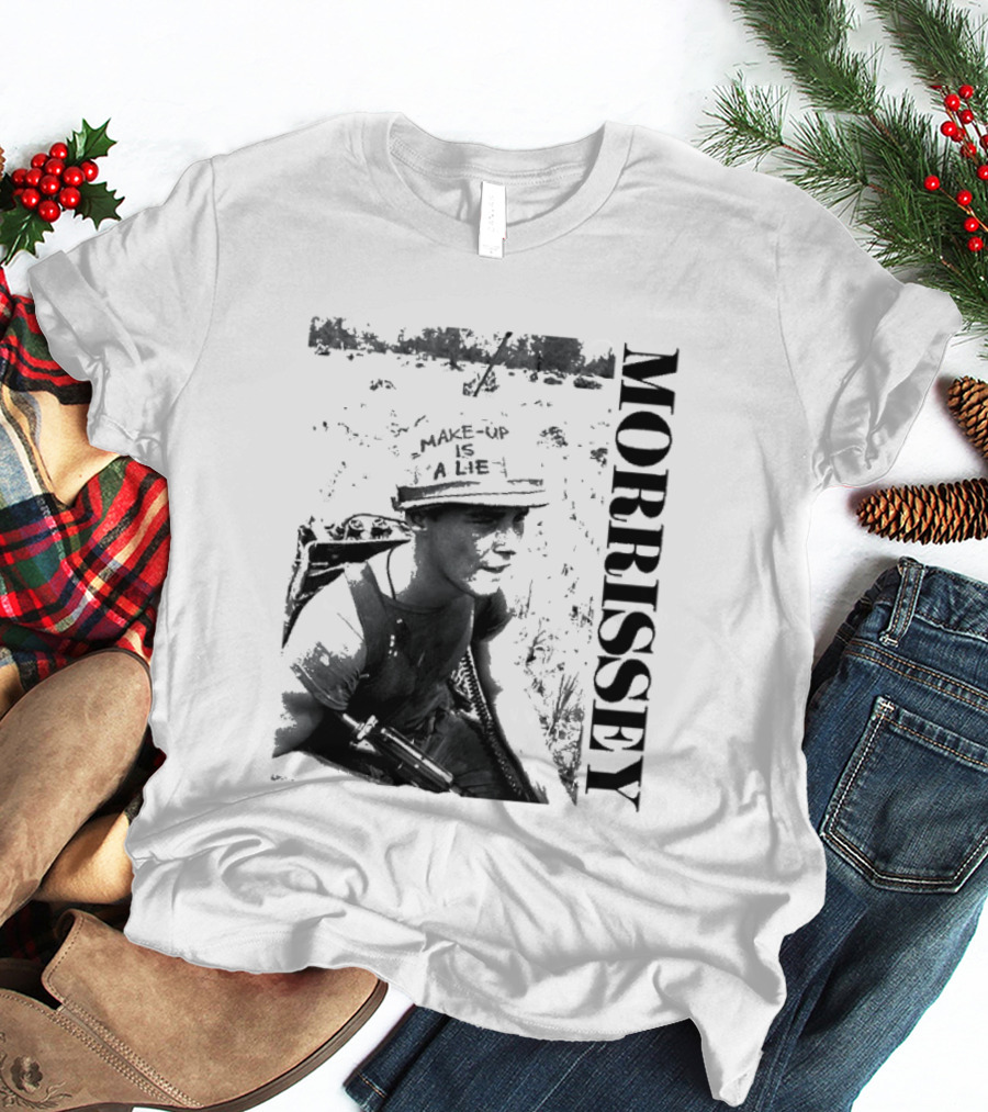 Morrissey Make Up Is A Lie Combat 2026 Tour T-Shirt