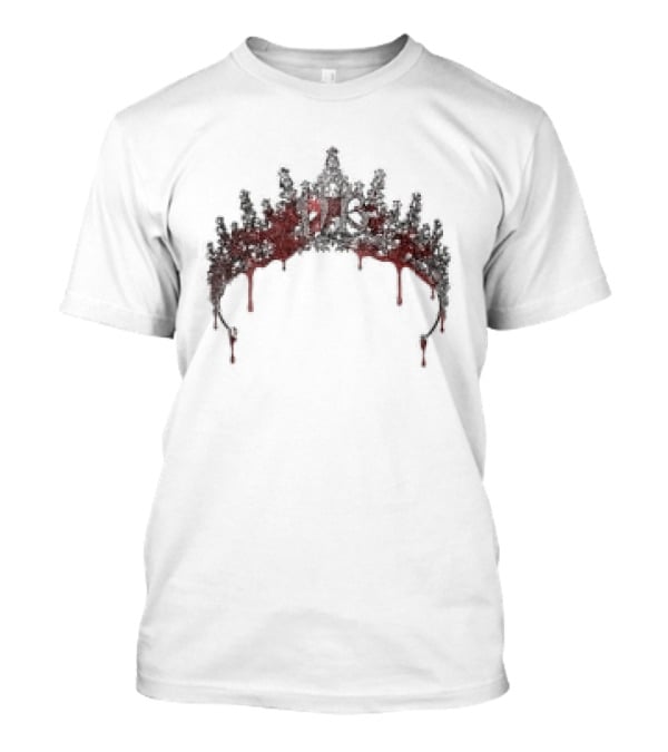 Nessa Barrett Store Bloody Tiara Dark Gothic Blood Dripping Crown T-Shirt