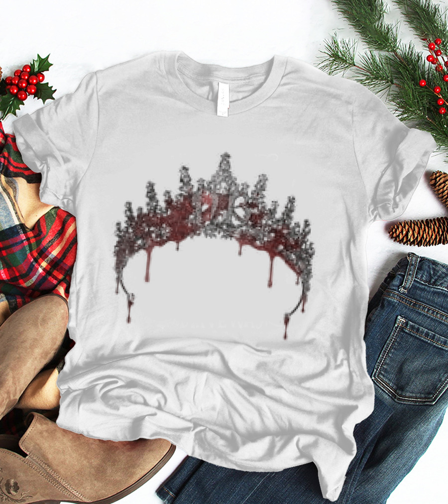 Nessa Barrett Store Bloody Tiara Dark Gothic Blood Dripping Crown T-Shirt