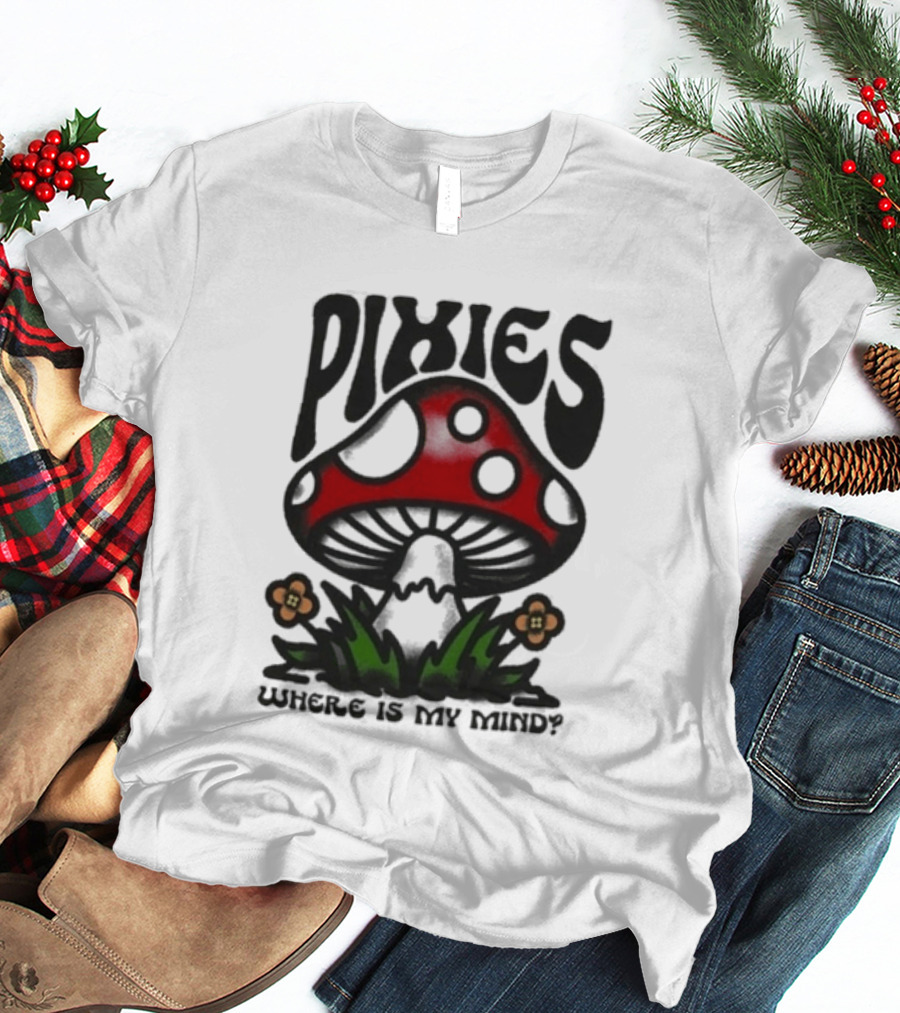 Pixies Where Is My Mind Mushroom T-Shirt