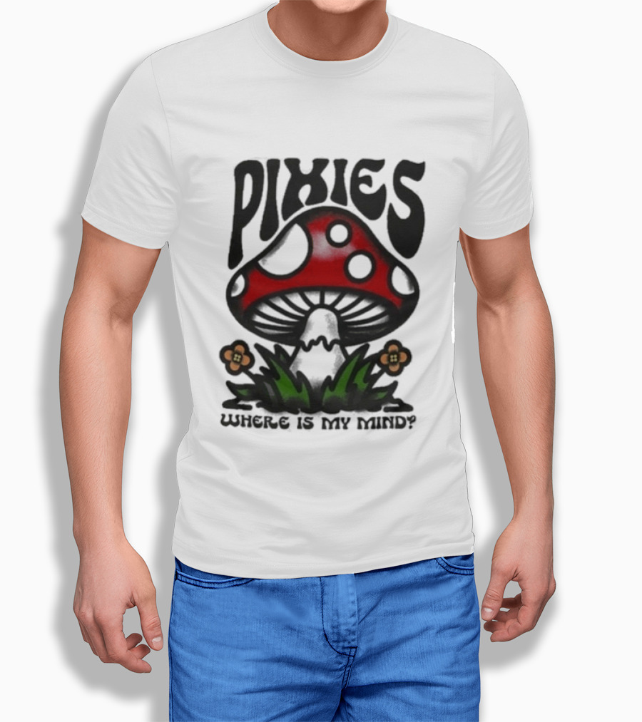 Pixies Where Is My Mind Mushroom T-Shirt