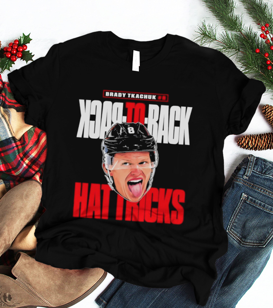 Brady Tkachuk Back To Back Hat Tricks T-Shirt
