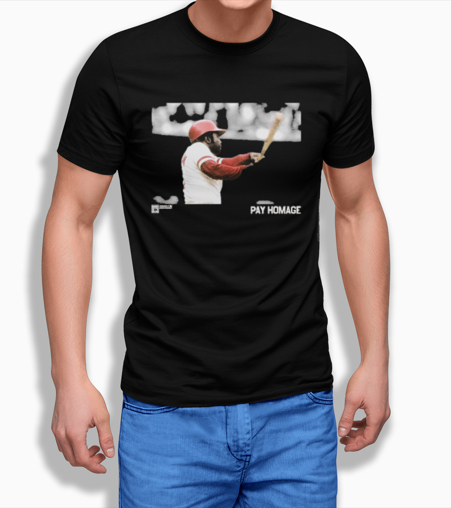 Joe Morgan Baseball Swing Pay Homage T-Shirt
