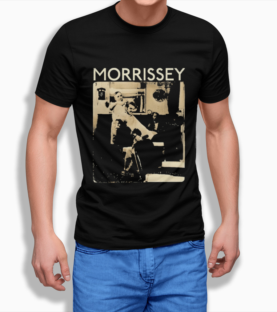 Morrissey Barbershop Scene 2026 Tour T-Shirt