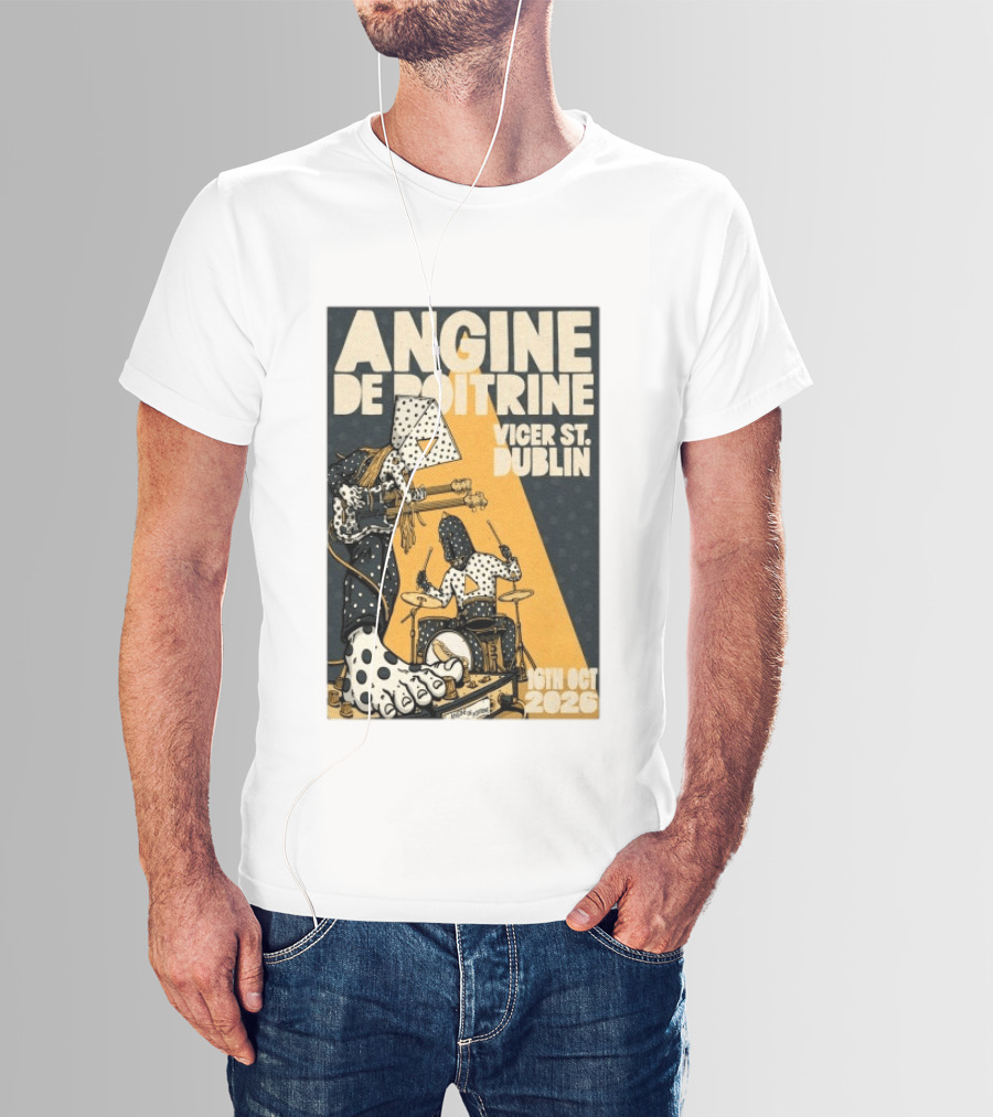 Angine De Poitrine Vicar Street Dublin 16th October 2026 T-Shirt