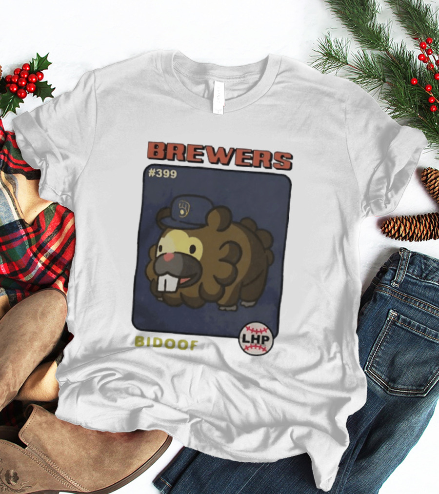 Brewers Bidoof #399 LHP Collaboration T-Shirt