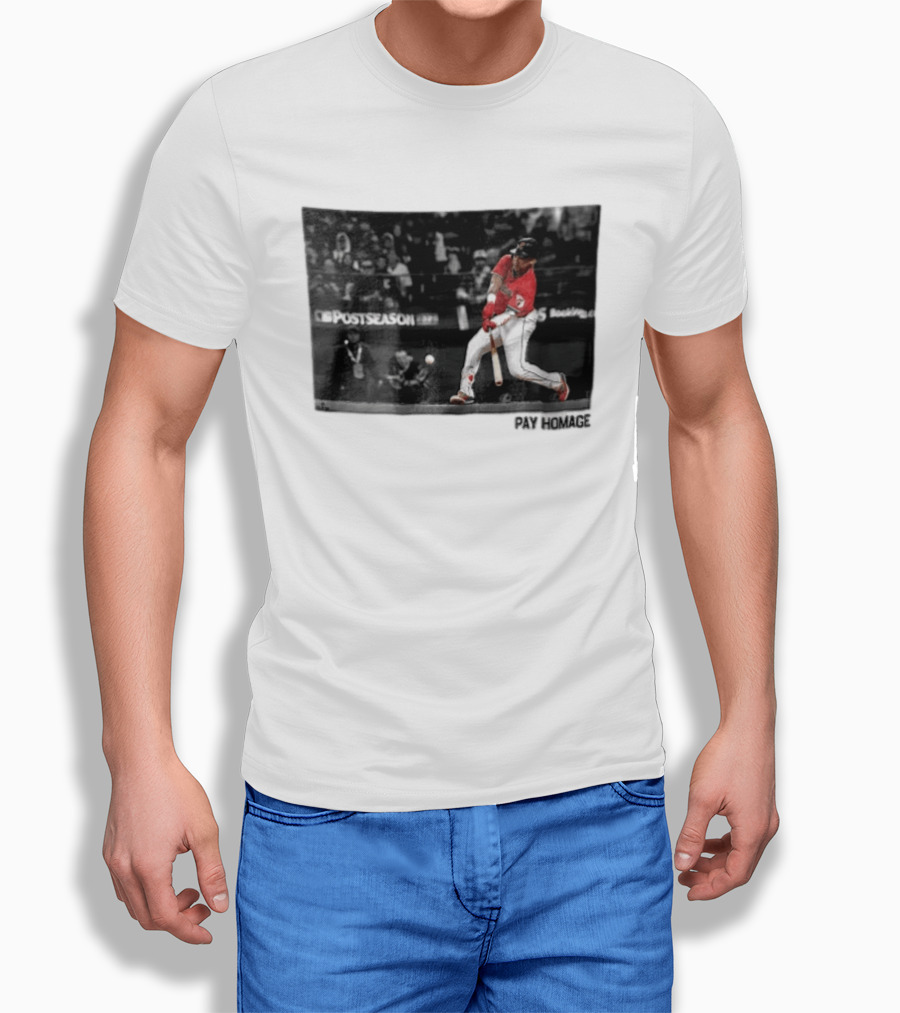 Cleveland Baseball Pay Homage Postseason Action T-Shirt