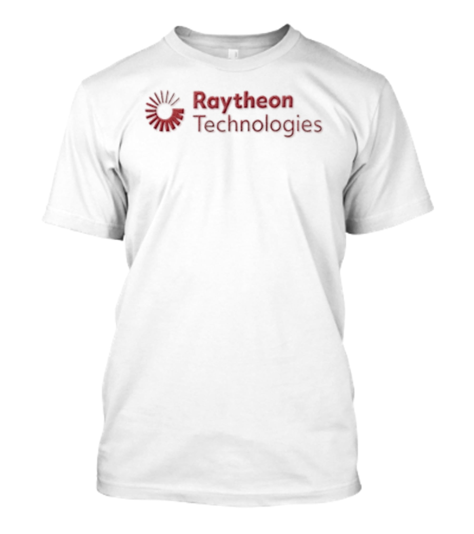 Raytheon Technologies Red Sunburst Corporate Branding T-Shirt