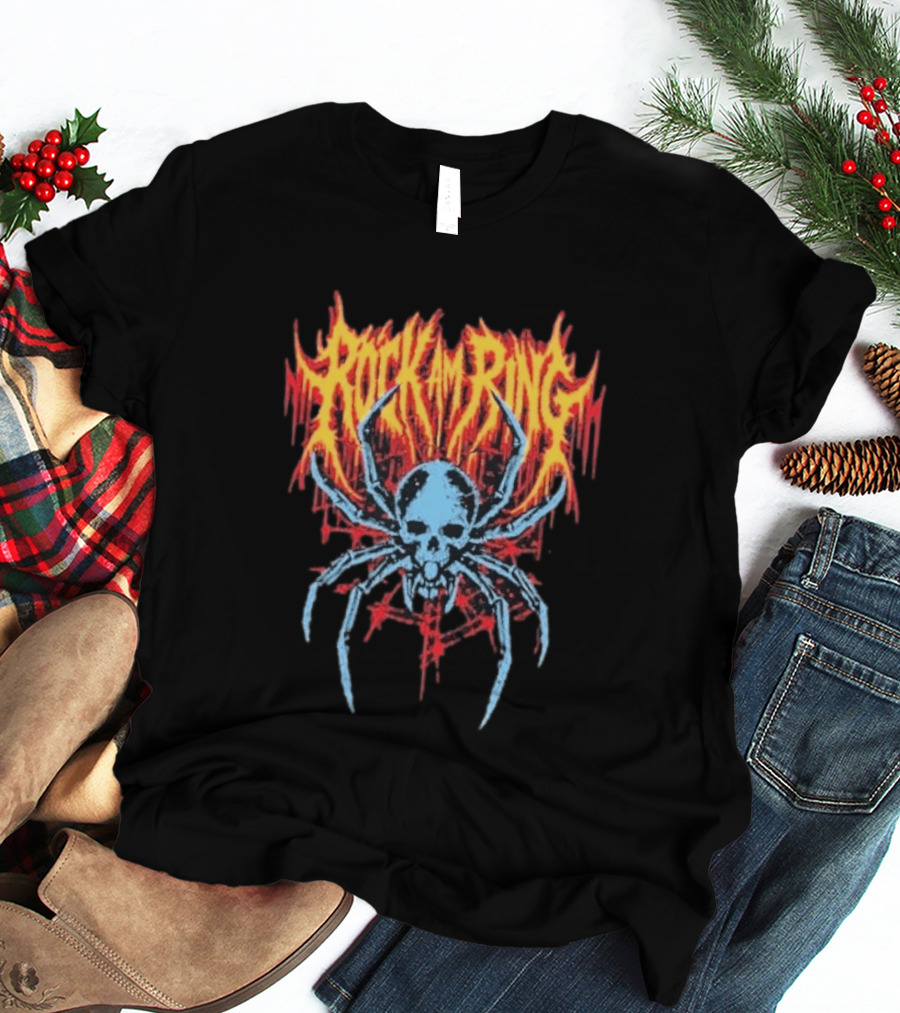 Original Rock Am Ring Spider Skull Exclusive Merchandise T-Shirt