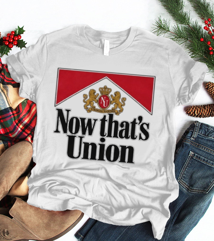 Now That's Union Stronger Together NU Lions Crest T-Shirt