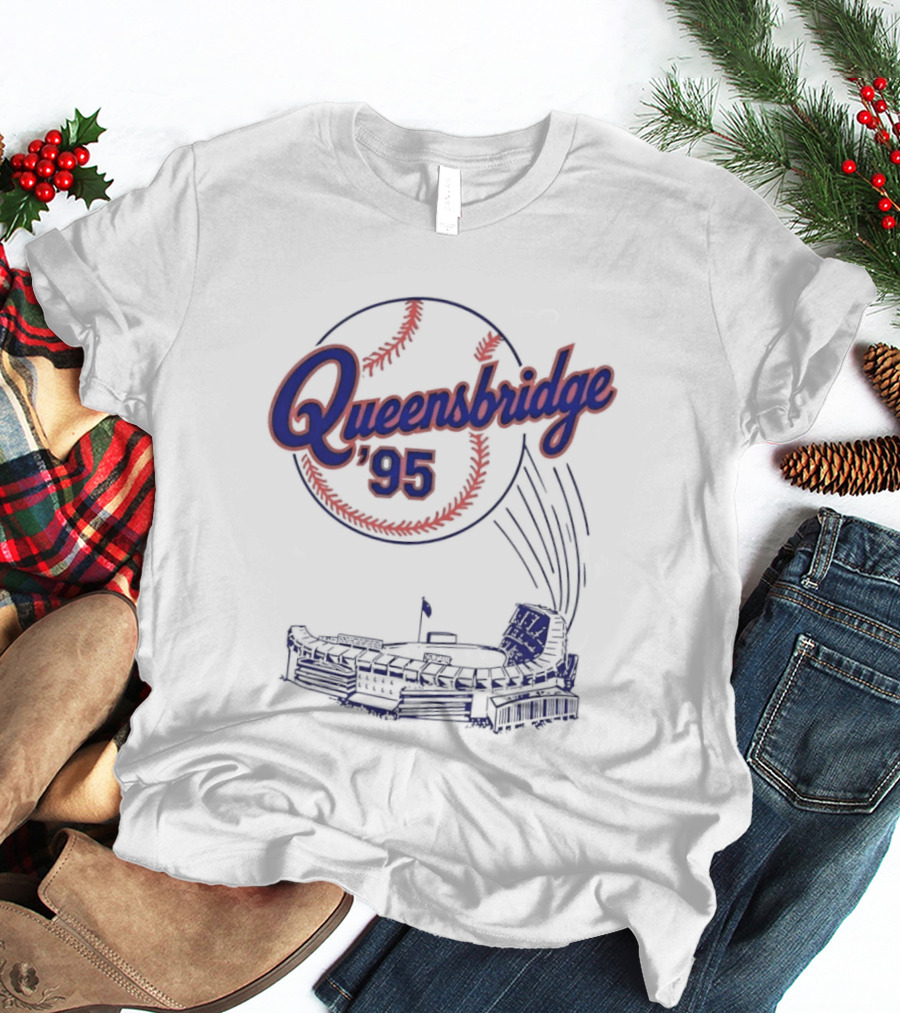Queensbridge '95 New York Stadium Baseball 1995 T-Shirt