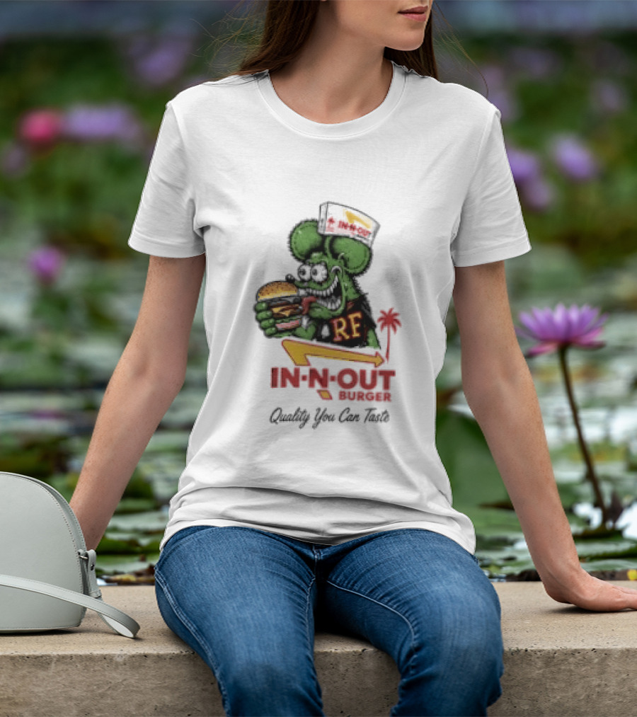 Rat Fink In N Out Burger Quality You Can Taste Collaboration T-Shirt