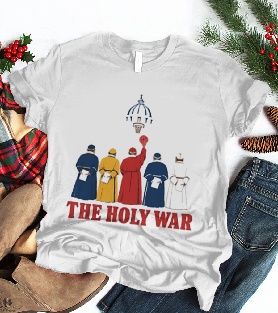 The Holy War Basketball Clergy Team Colors Basketball Dunk T-Shirt
