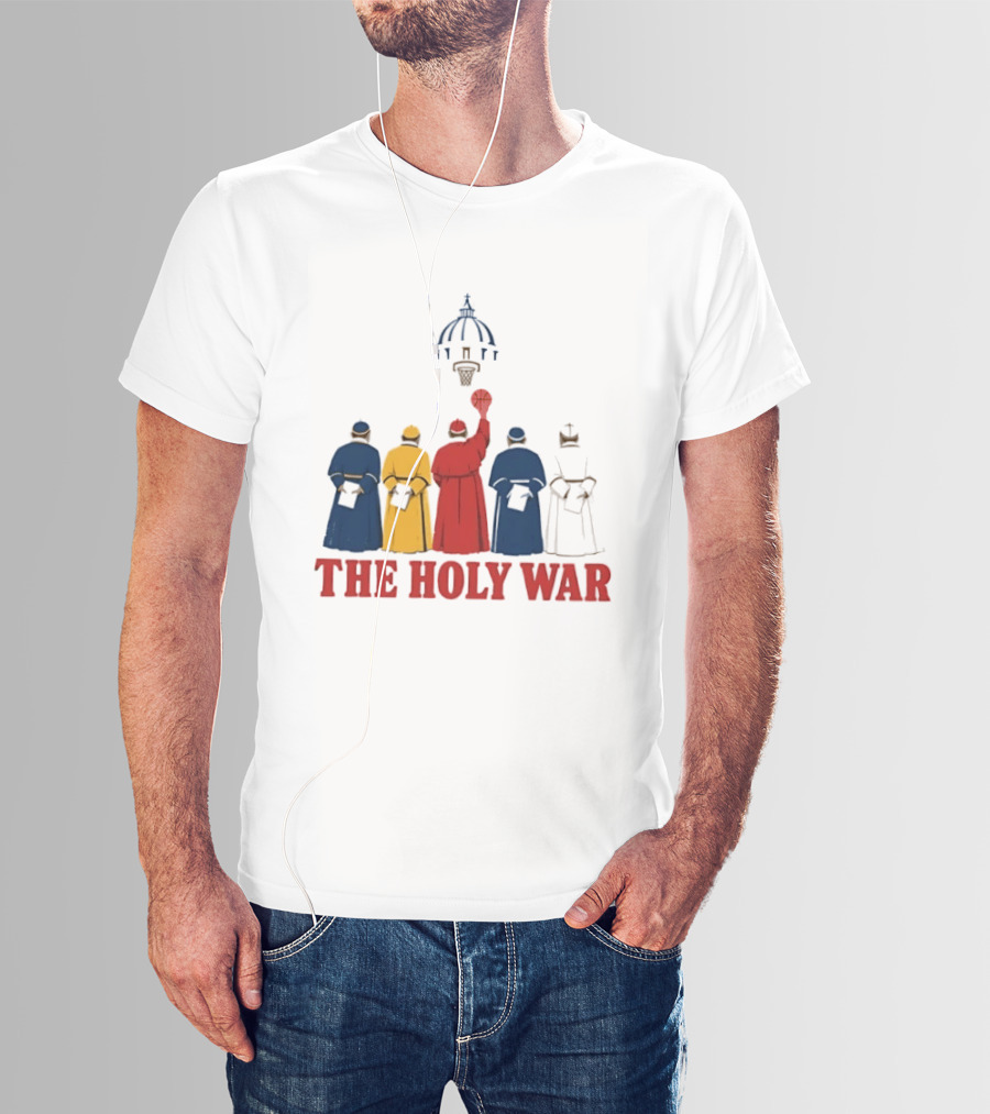 The Holy War Basketball Clergy Team Colors Basketball Dunk T-Shirt