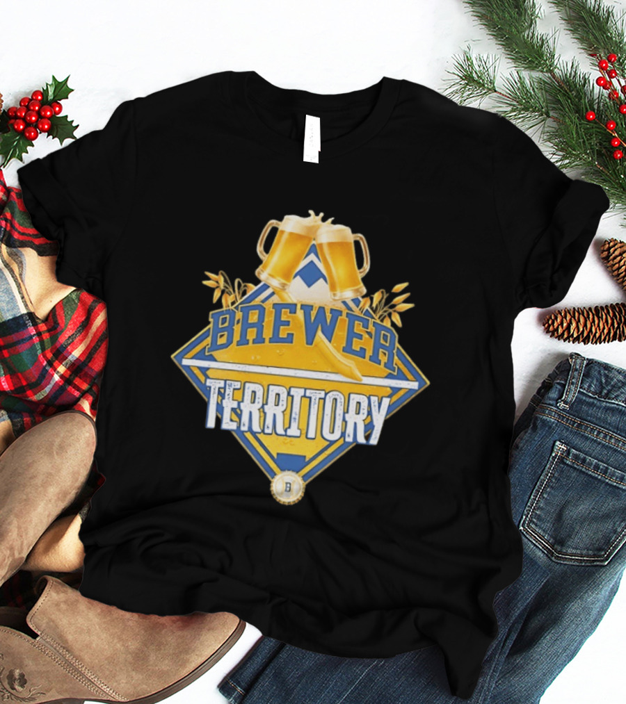Milwaukee Brewers Brewer Territory MLB Fan Gear T-Shirt