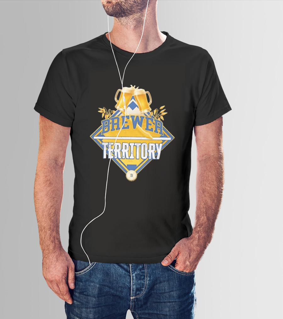 Milwaukee Brewers Brewer Territory MLB Fan Gear T-Shirt