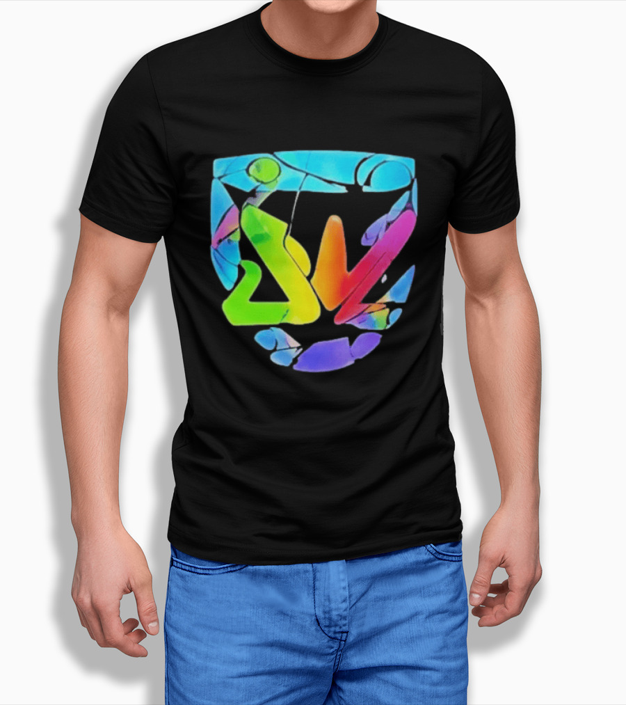 Nice France Riots 2026 Micromania Store Manager Viral Multicolor Abstract T-Shirt