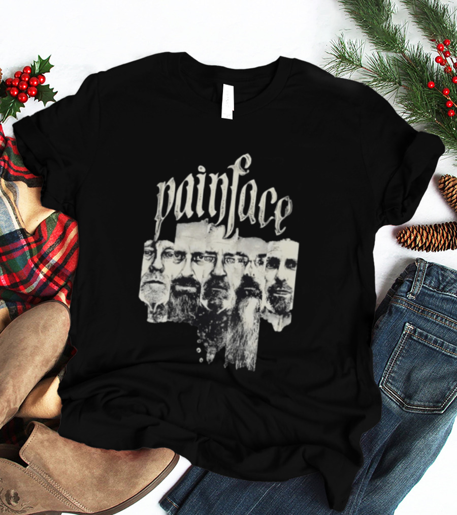 Painface Distorted Faces Collage T-Shirt